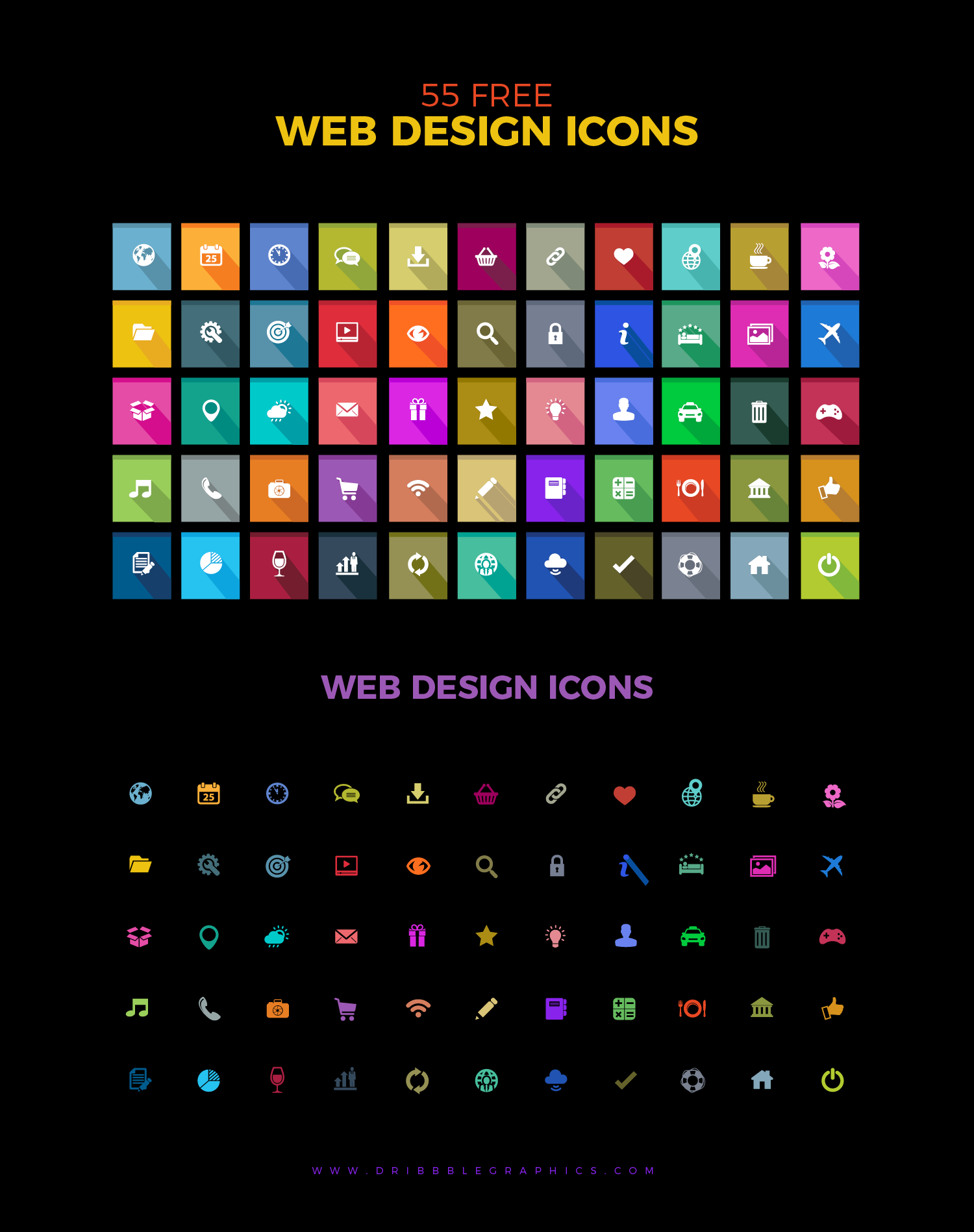 Free Web Design Icons