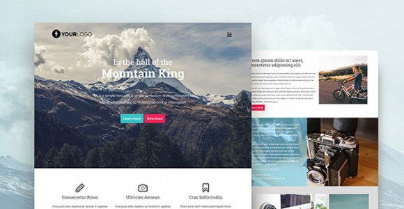 Mountain King Bootstrap Template 14