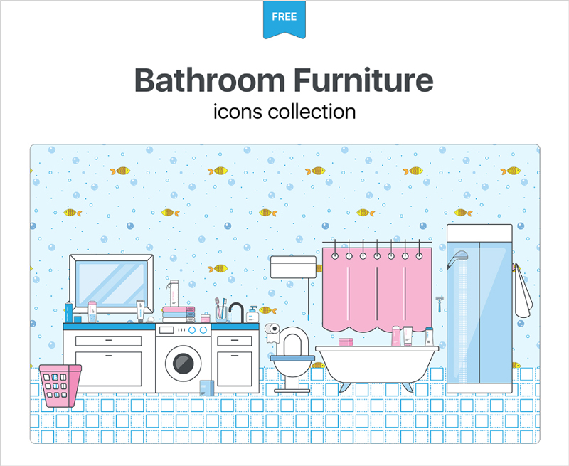 Free-Bathroom-&-Furniture-Icons-Collection-1