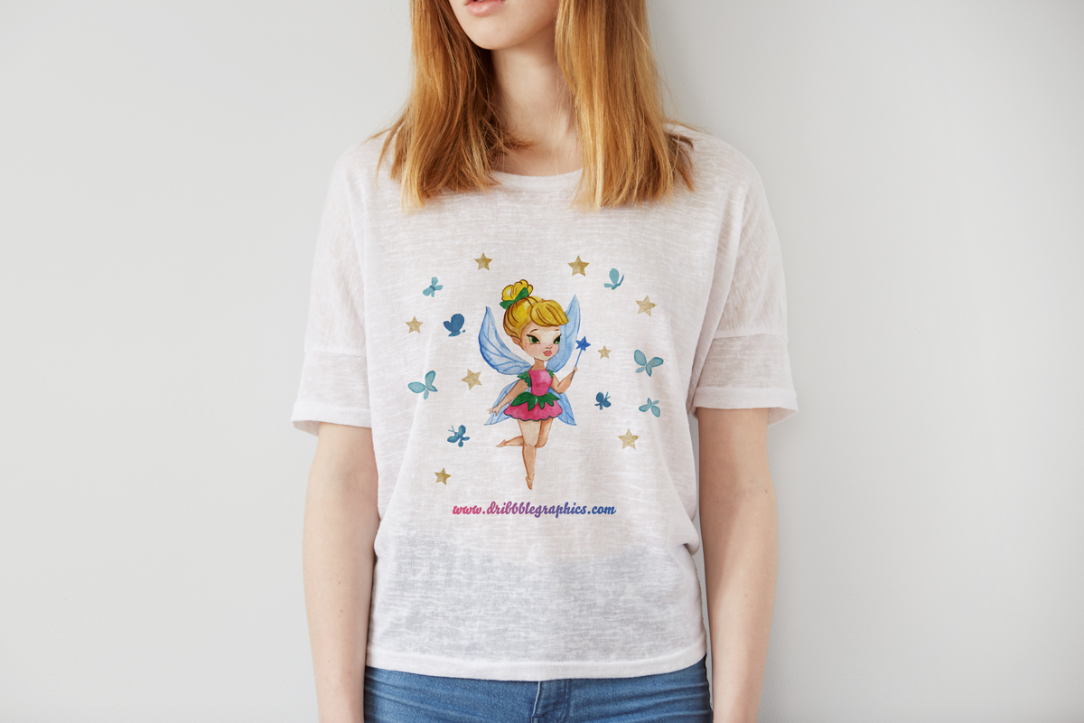 Free-Gorgeous-Girl-T-Shirt-MockUp-Psd