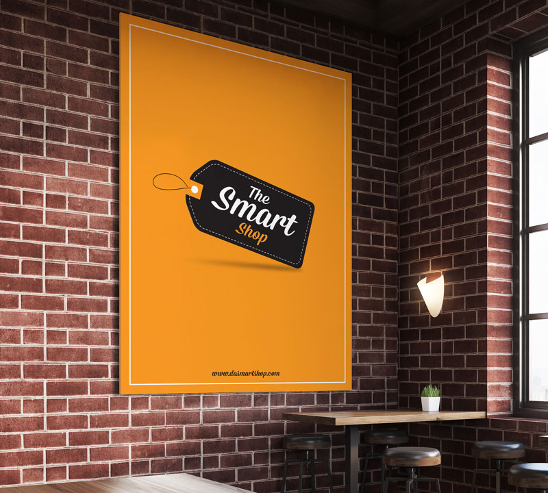 Free-Inside-Restaurant-Poster-MockUp-Psd-Template