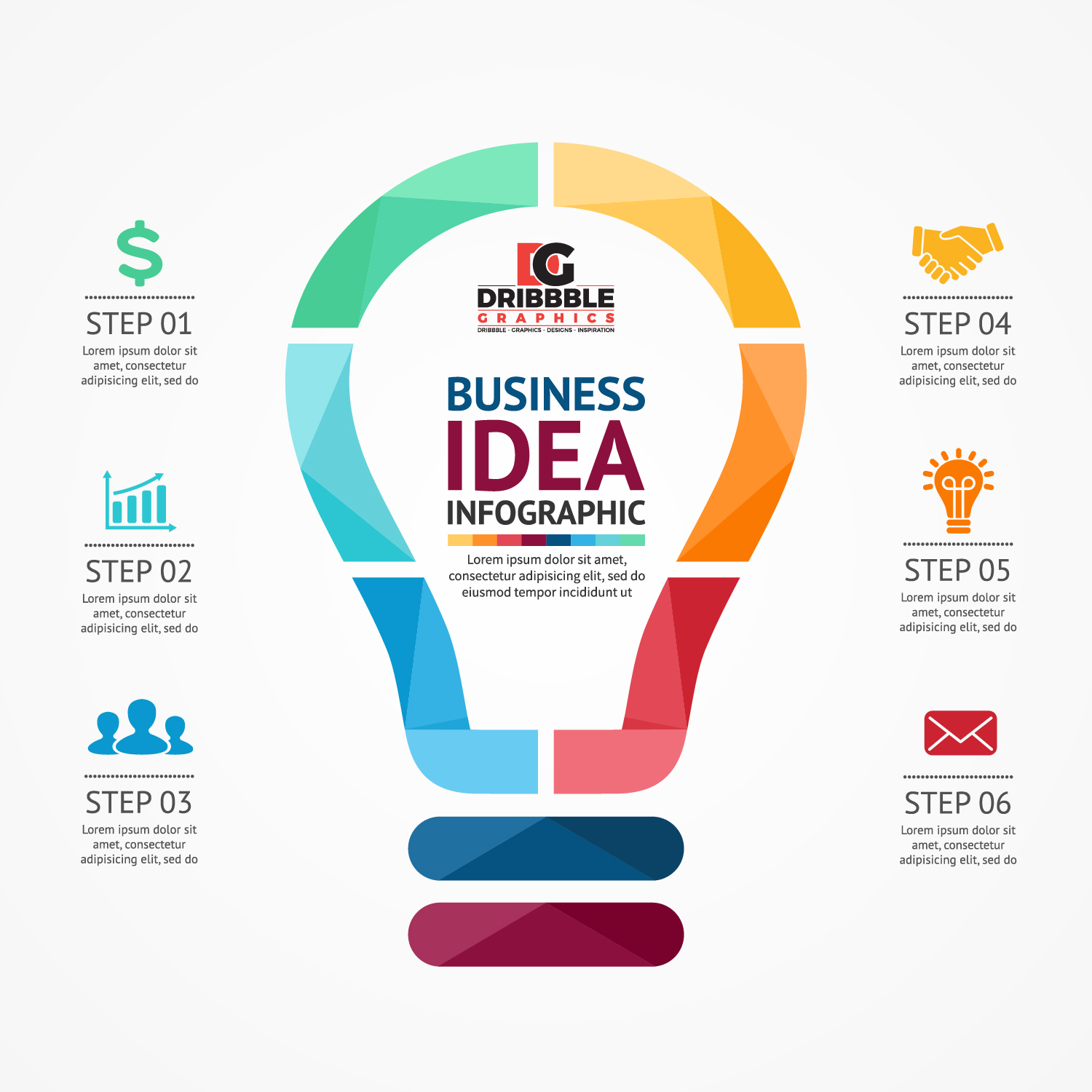 Free Business Infographics Vector Graphics Dribbble Graphics