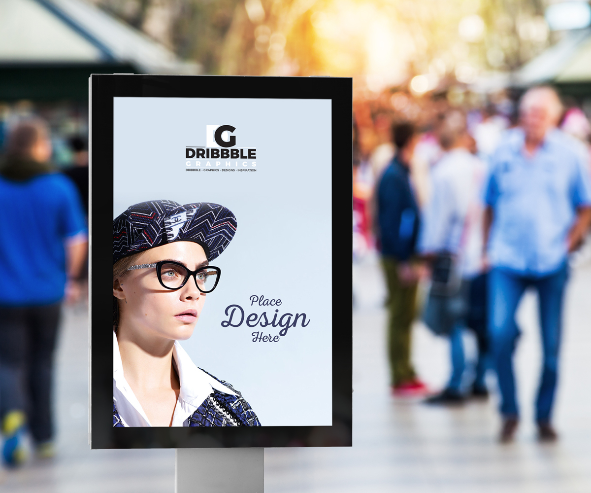 Free-Public-Place-Vertical-Billboard-Mockup-For-Advertisement