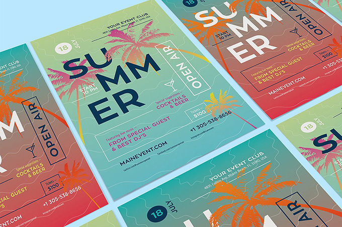 Free-Summer-Poster-Design-Template-Preview