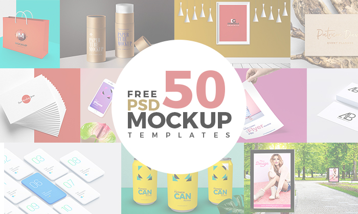 Download 50 Best Free Psd Mockup Templates For Designers Dribbble Graphics PSD Mockup Templates