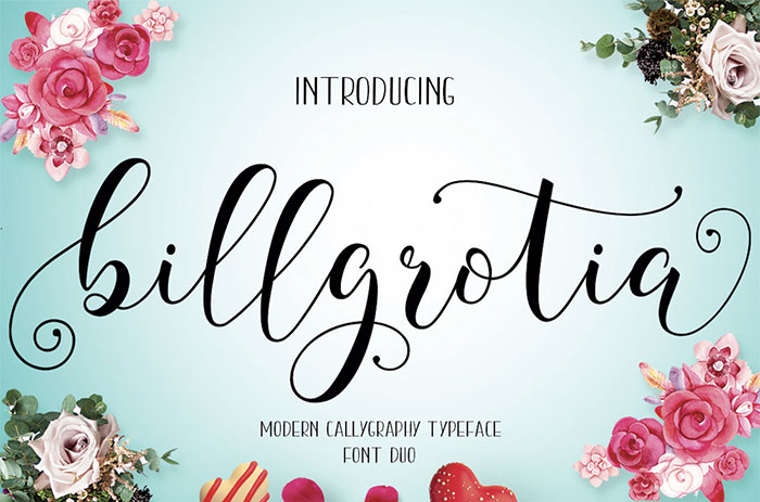 Billgrotia-Modern-Calligraphy-Typeface