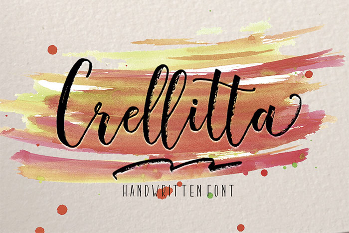 Crellitta-hand-Written-Font