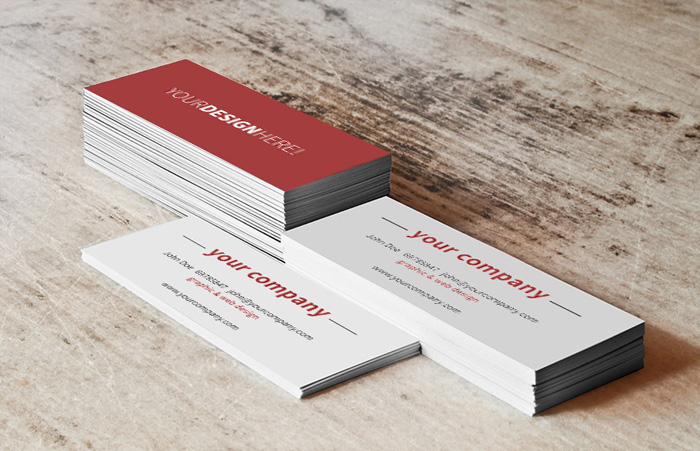 Free-Business-Card-Stack-Mockup