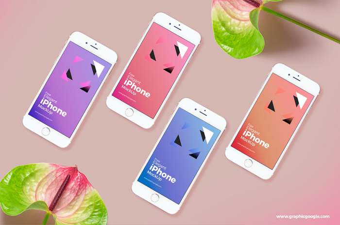 Free-Elegant-iPhone-Mockup-For-UI-Presentation