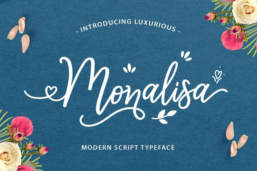Free-Monalisa-Script-Calligraphy-Font