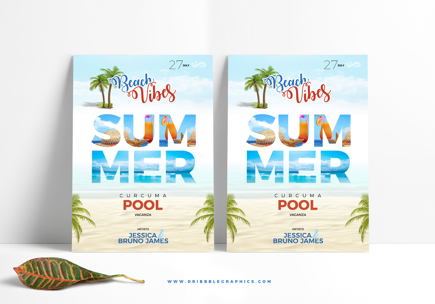 Free-Summer-Beach-Flyer-Template