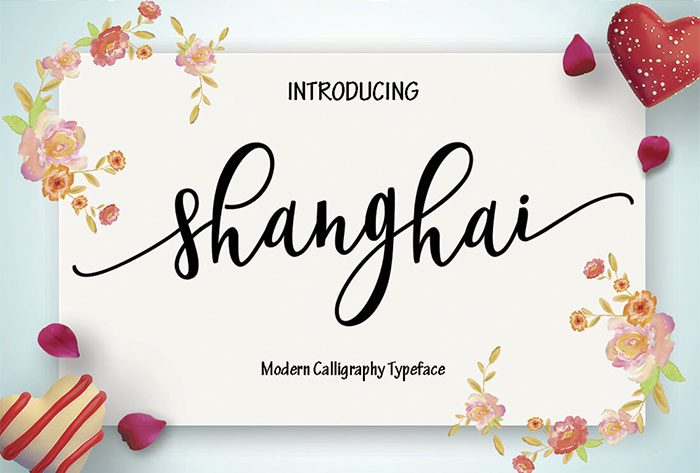 Shanghai-Modern-calligraphy-Font