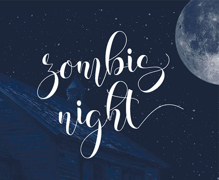 Zombig-Night-A-New-Typeface