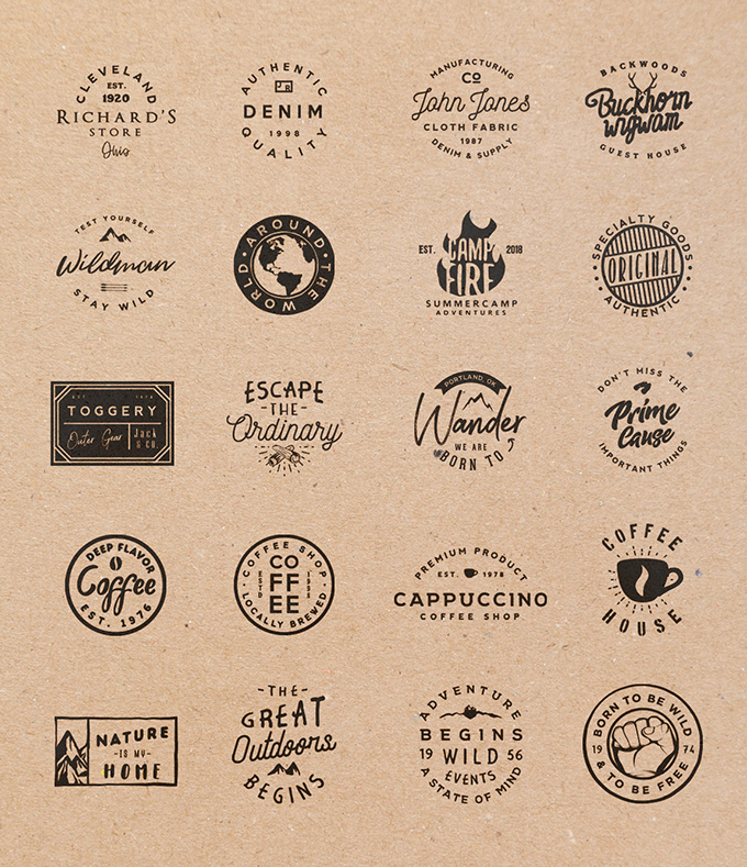 Free-Retro-Badges-Templates