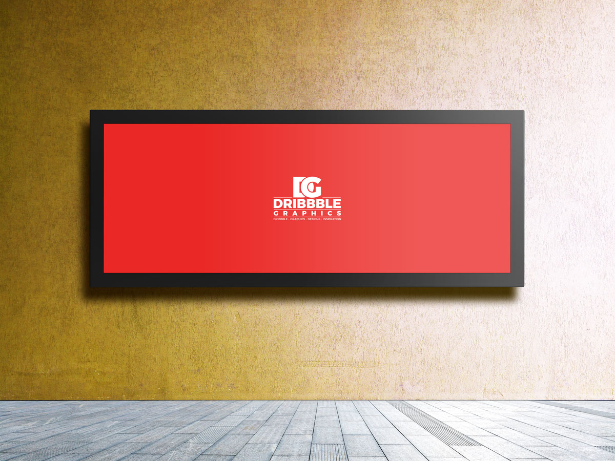 Free-Creative-Wall-Advertising-Billboard-Mockup-PSD