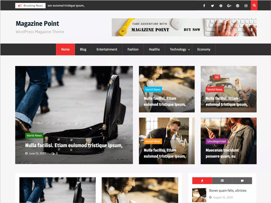 Magazine-Point-Free-WordPress-magazine-theme