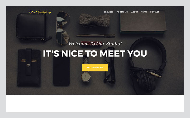 Agency-A-Stylish-One-Page-Free-Bootstrap-Theme