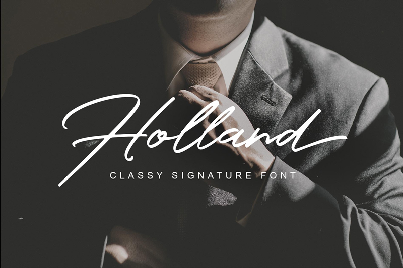 Free-Holland-Classy-Signature-Font-1