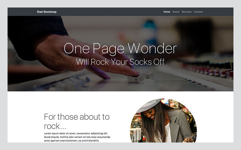 One-Page-Wonder-A-Simple-One-Page-Bootstrap-4-Website-Template