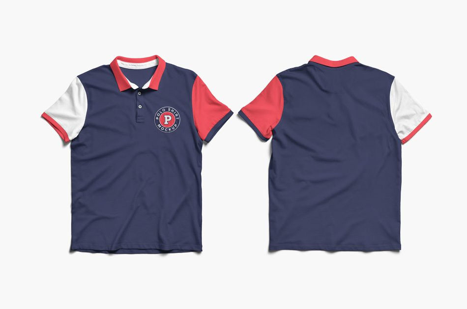 Polo-Shirt-Front-and-Back-Free-PSD-Mockup