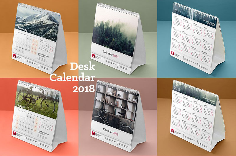 12-Pages-with-Cover-Page-Desk-Calendar-2018