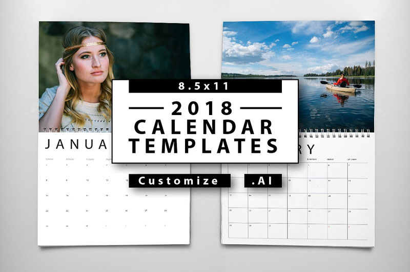 2018-Calendar-Templates