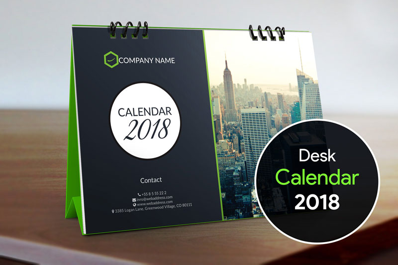 Desk-Calendar-2018-Design-Template