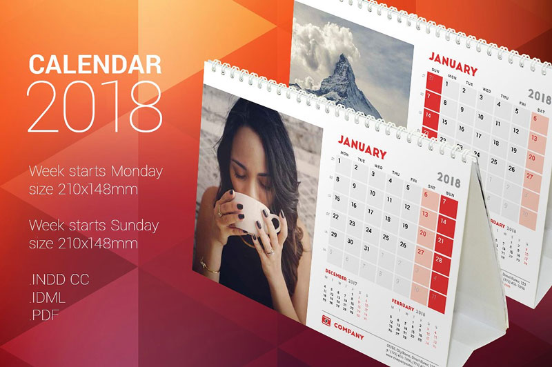 Desk-Calendar-2018-Vector-Templates