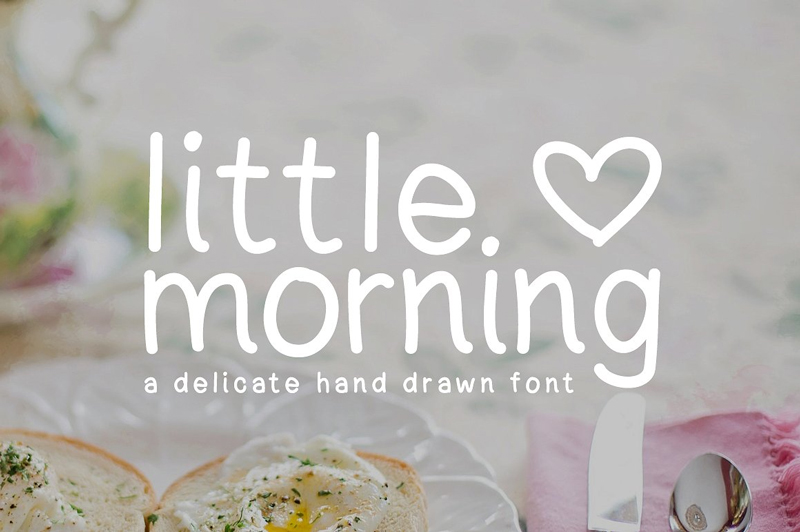 Free-Little-Morning-Hand-Drawn-Font