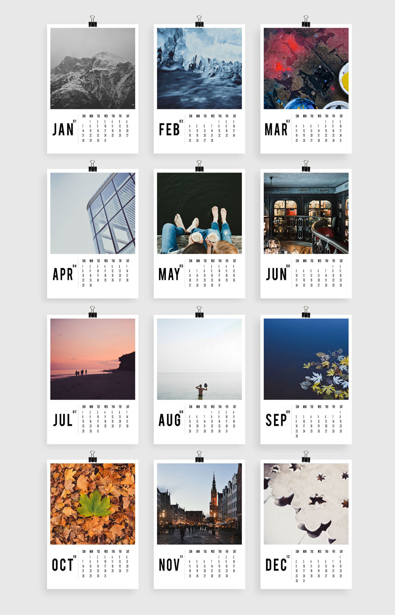 Modern-Photo-Calendar-2018-A4