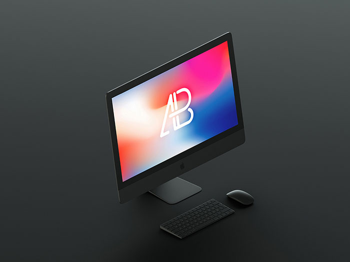 Free-Isometric-Matte-Black-iMac-Pro-Mockup