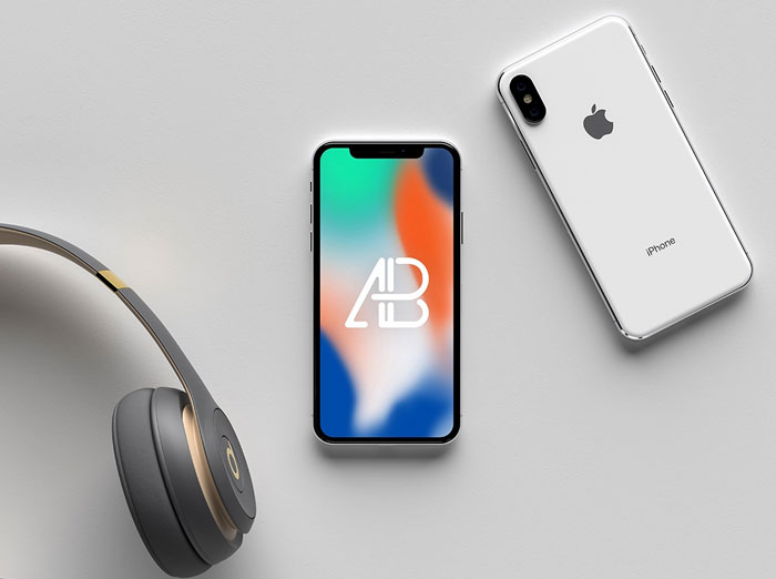 Free-Modern-iPhone-X-Mockup