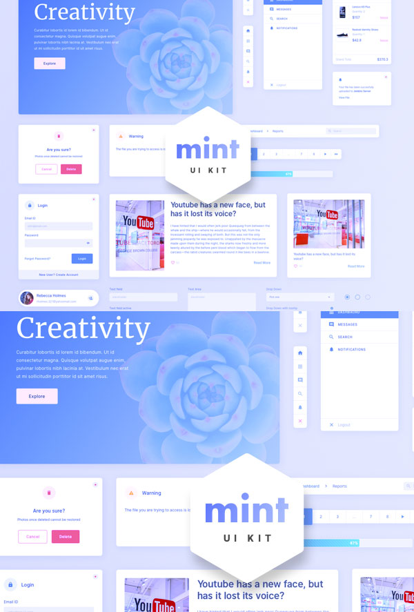 Free-Mint-Sketch-Web-UI-Kit