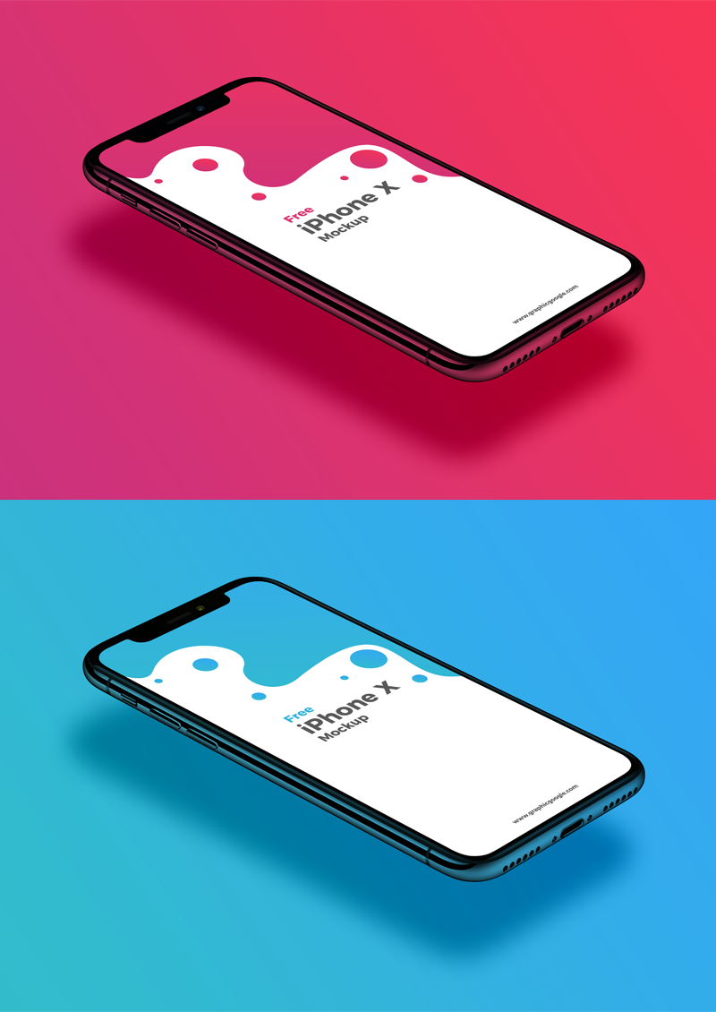 Free-Elegant-iPhone-X-Mockup-For-UI-Presentation