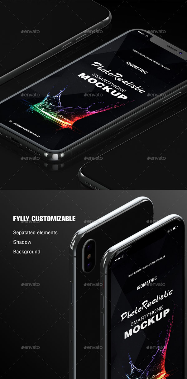 Fully-Customizable-Isometric-Phone-X-Mockup-2018-Preview-1