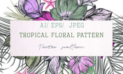 Hand-Drawn-Tropical-Vector-Seamless-Pattern-Graphics-Elements-300