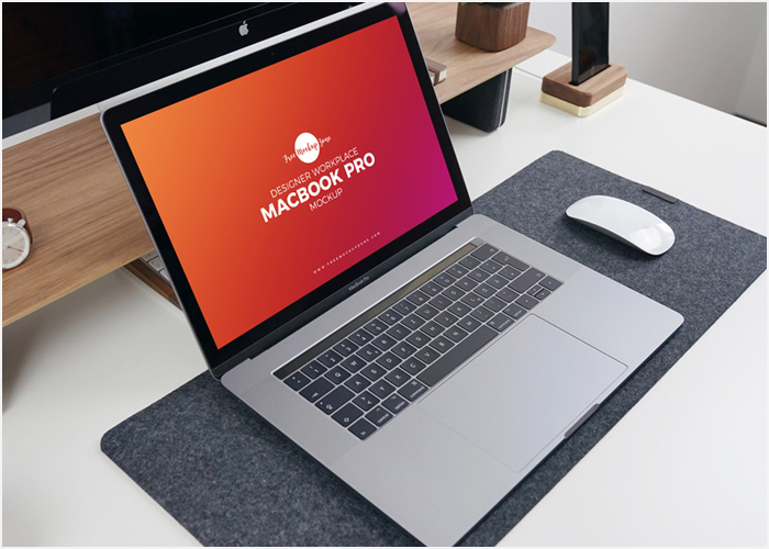 Free-Designer-Workplace-MacBook-Pro-Mockup-PSD-2018