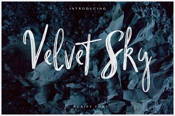 Velvet-Sk-Brush-Font
