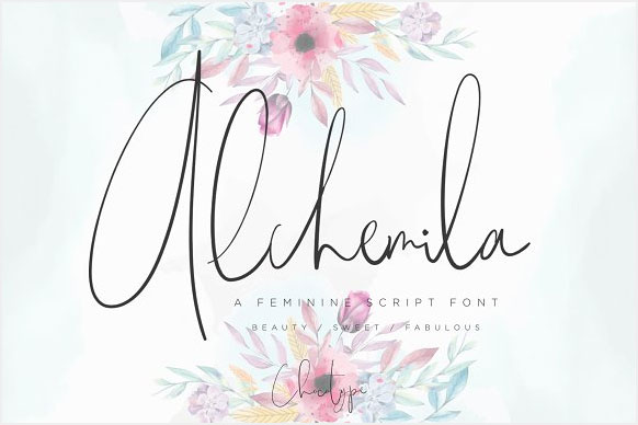 Alchemila-Script-Font