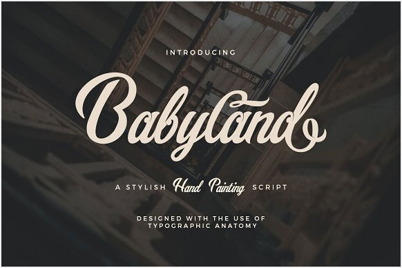 Babyland-Layered-font