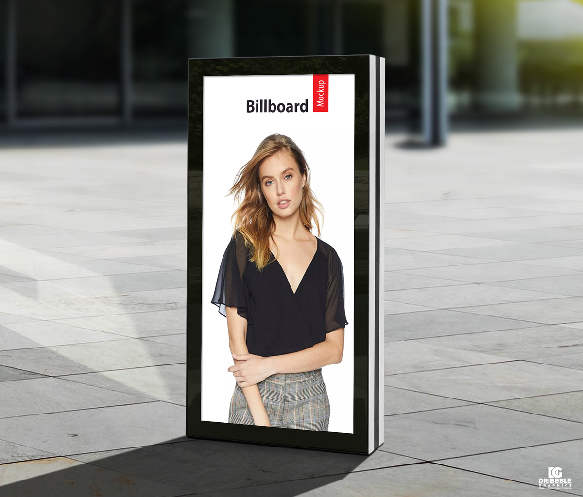 Free-Vertical-Advertisement-Poster-Billboard-Mockup-PSD-2018