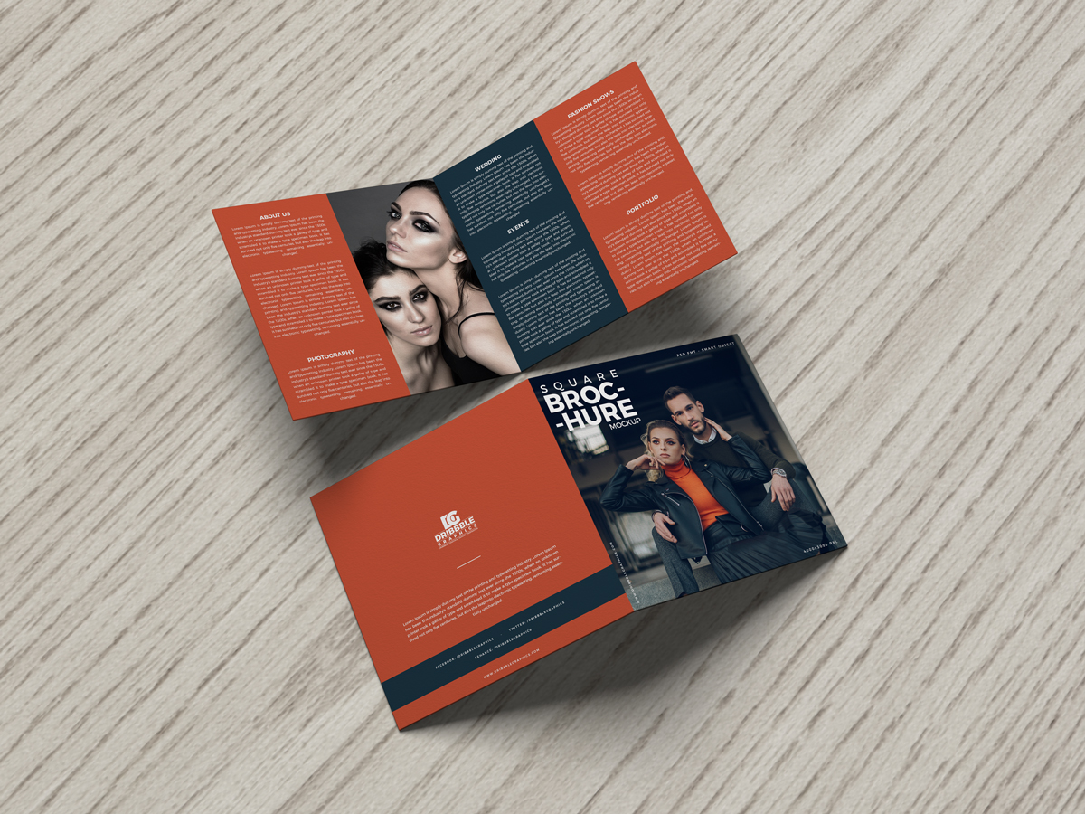 Free-Bi-Fold-Square-Brochure-Mockup-on-Wooden-Background