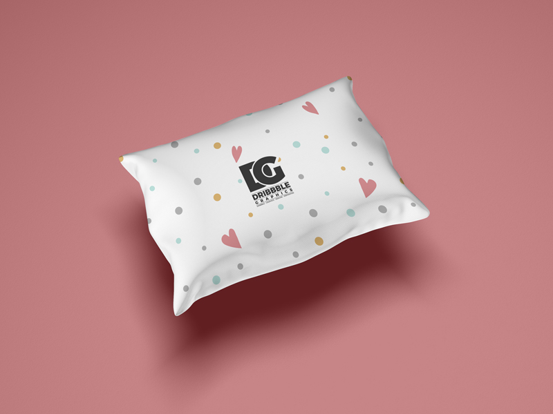 Free-Pillow-Mockup-For-Textile-Branding-in-2019-600