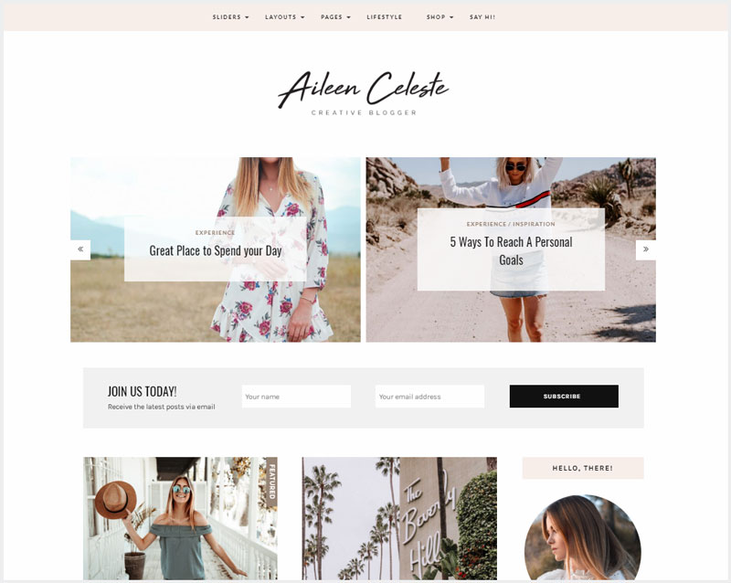 Aileen-A-Personal-Blog-&-Shop-Theme