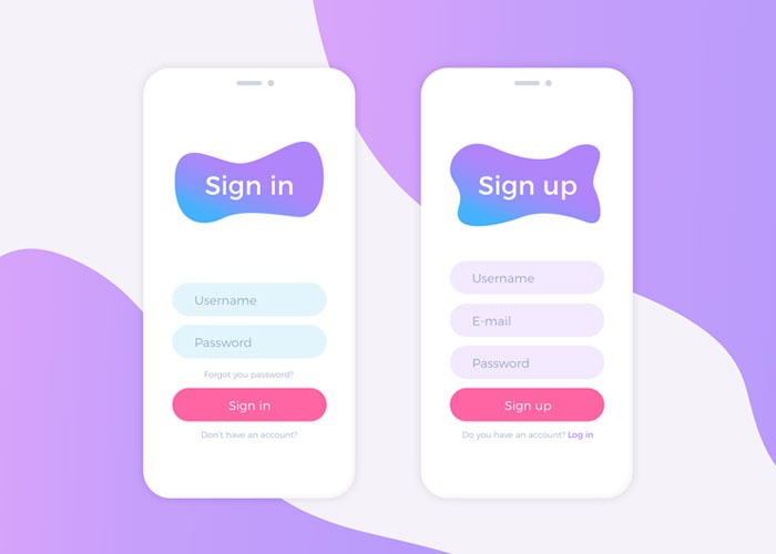 Free-Clean-Login-Mobile-UI-Design-Concept-Template