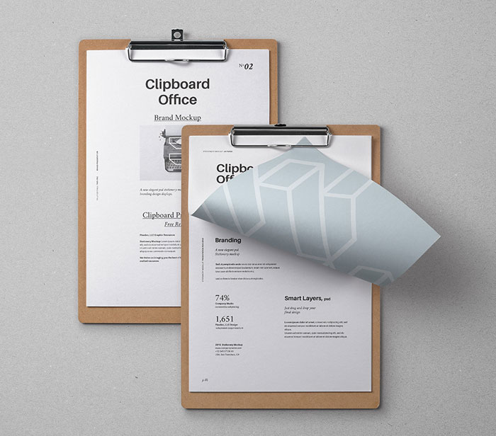 Free-Clipboard-Stationery-Mockup