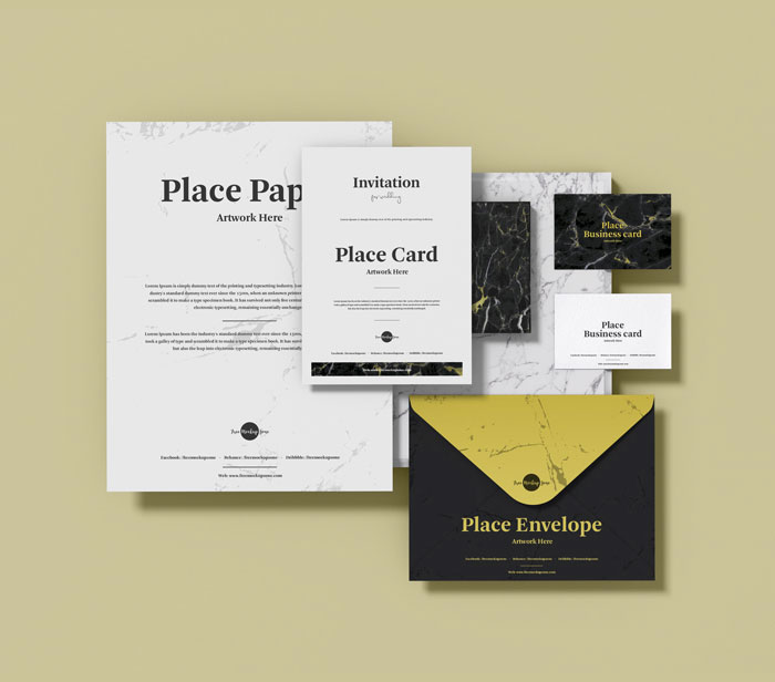 Download Stationery Mockups Of The World Dribbble Graphics PSD Mockup Templates