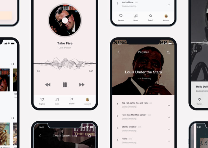 Leuphorie-Music-UI-Kit