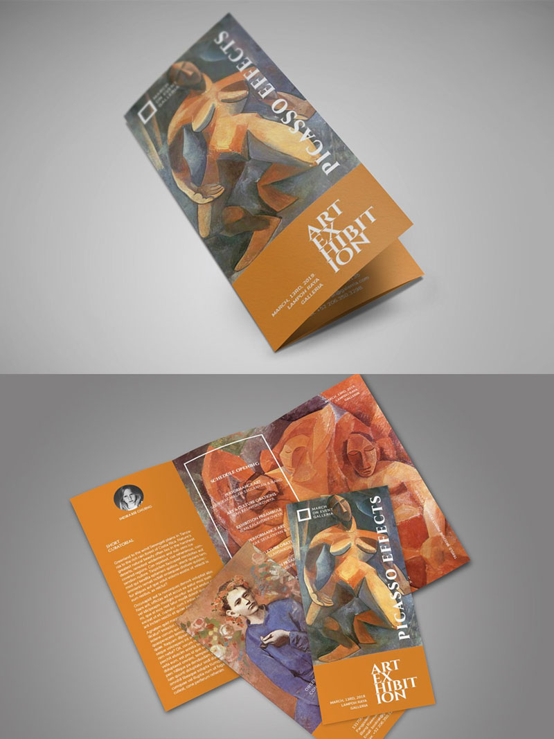 Art-Exhibition-Trifold-Brochure