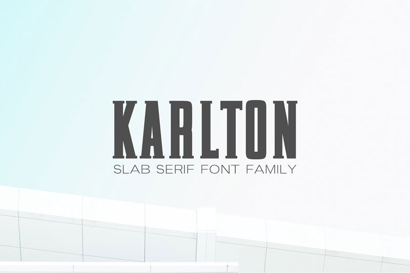 Karlton-Slab-Serif-Font